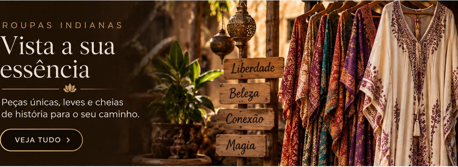 Roupas indianas da Taberna Mágica — versão para computador